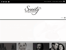 Tablet Screenshot of lovesnooty.com